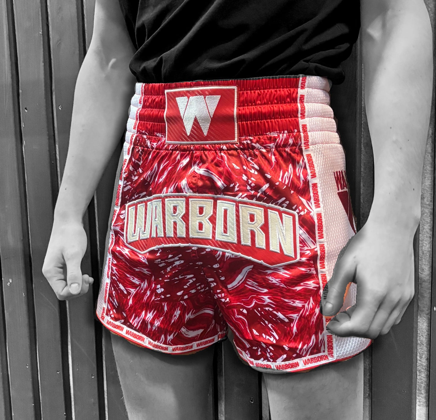 "REDLINE" Muay Thai Shorts
