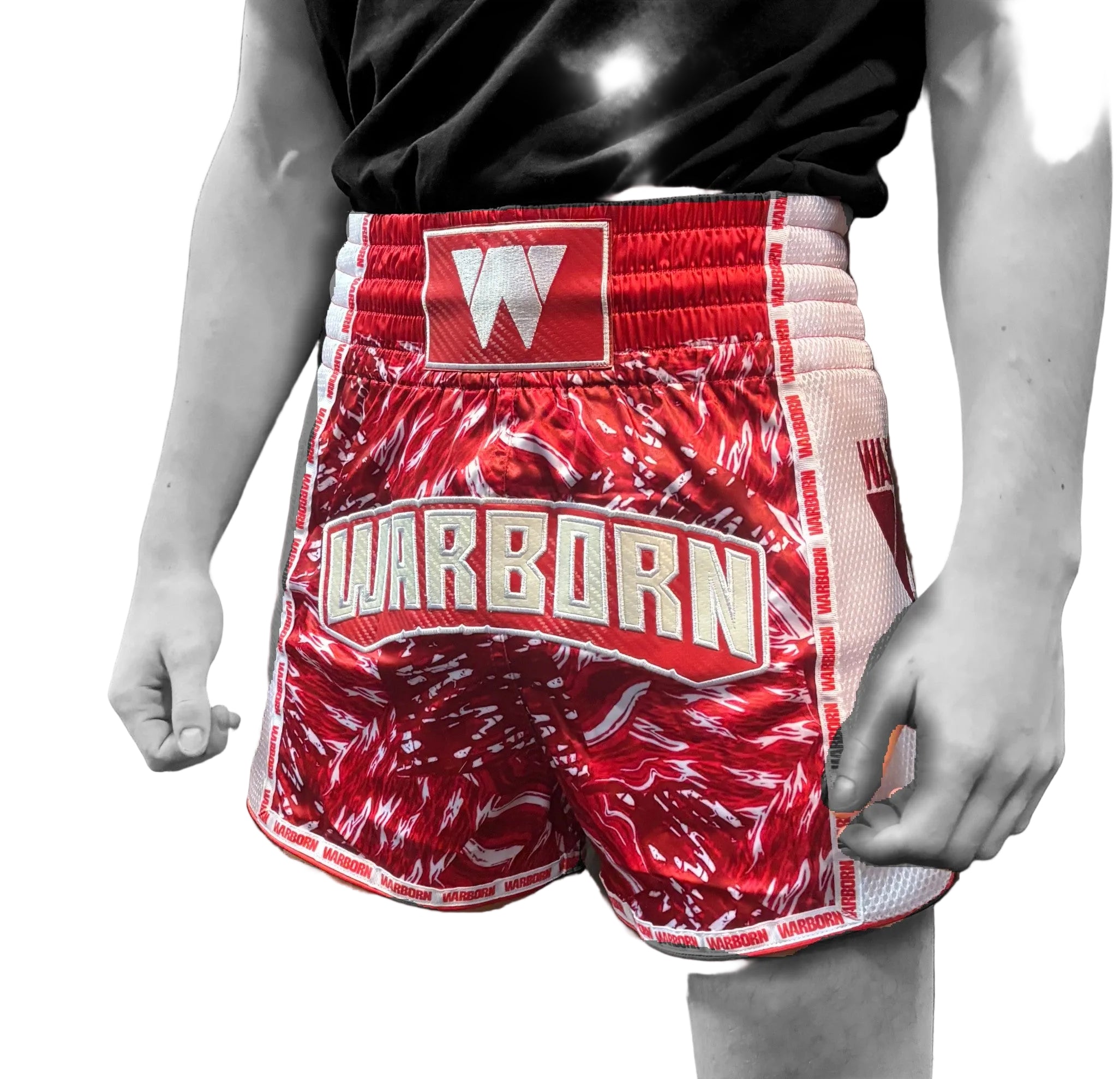 "REDLINE" Muay Thai Shorts